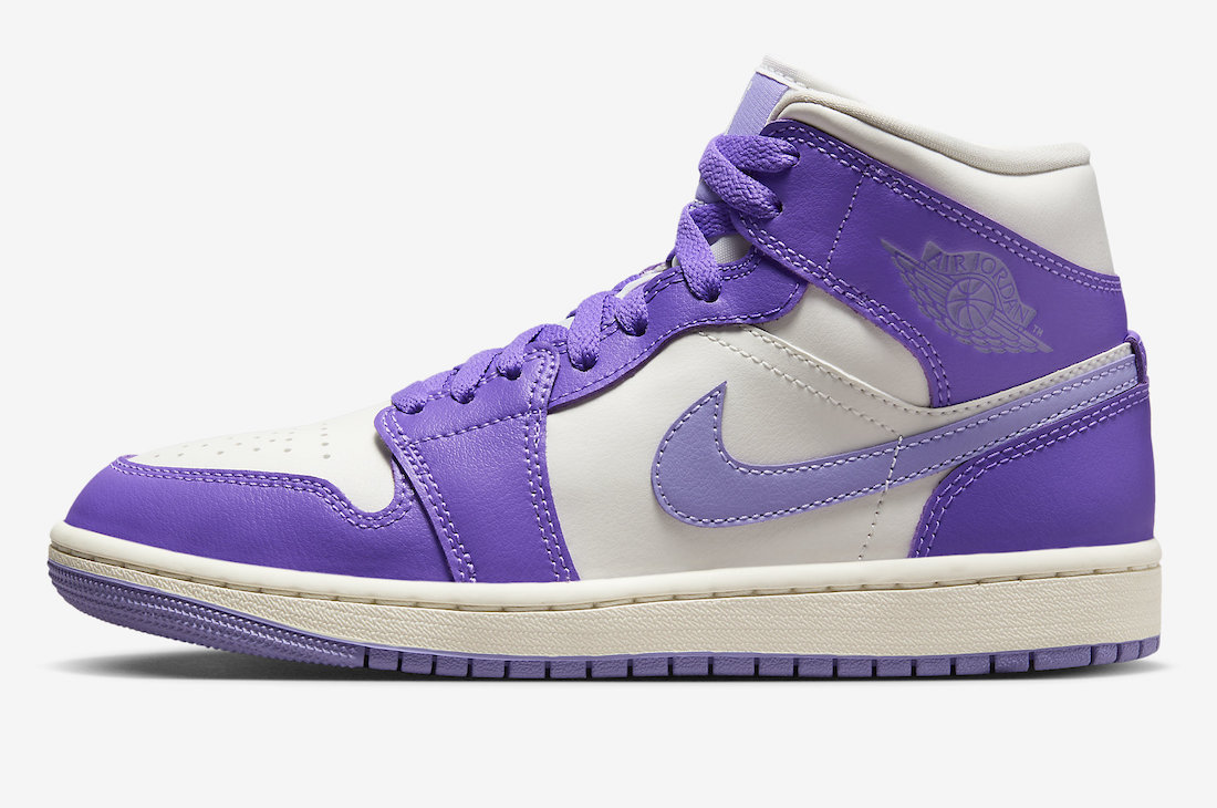 نایک ایرجردن 1 مید اکشن گریپ Air Jordan 1 Mid Action Grape نایک ایرجردن 1 مید اکشن گریپ Air Jordan 1 Mid Action Grape