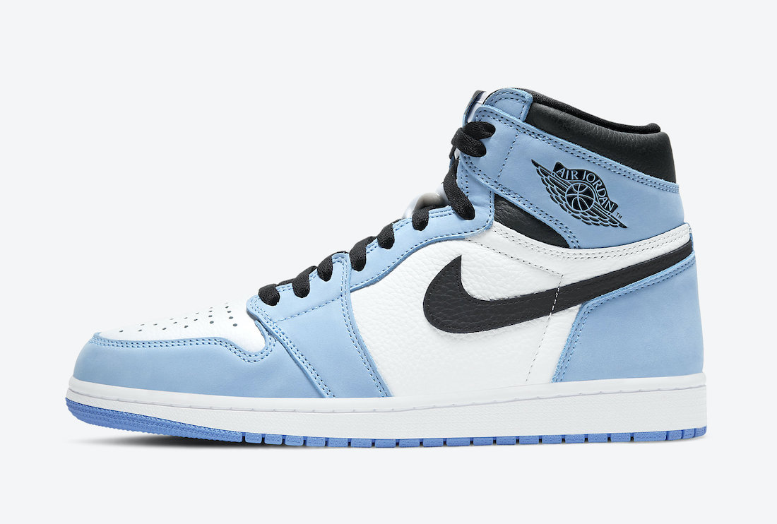 نایک ایرجردن 1 یونیورسیتی بلو Air Jordan 1 University Blue نایک ایرجردن 1 یونیورسیتی بلو Air Jordan 1 University Blue