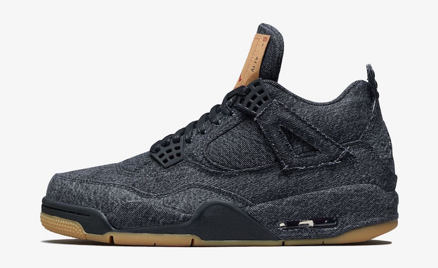 نایک ایرجردن 4 لیوایس مشکی Air Jordan 4 Black Levis نایک ایرجردن 4 لیوایس مشکی Air Jordan 4 Black Levis
