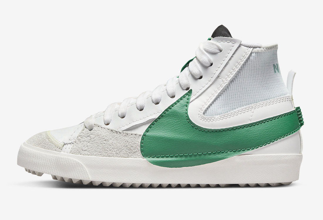 نایک بلیزر مید 77 جامبو سفید سبز Nike Blazer Mid 77 Jumbo White Green نایک بلیزر مید 77 جامبو سفید سبز Nike Blazer Mid 77 Jumbo White Green