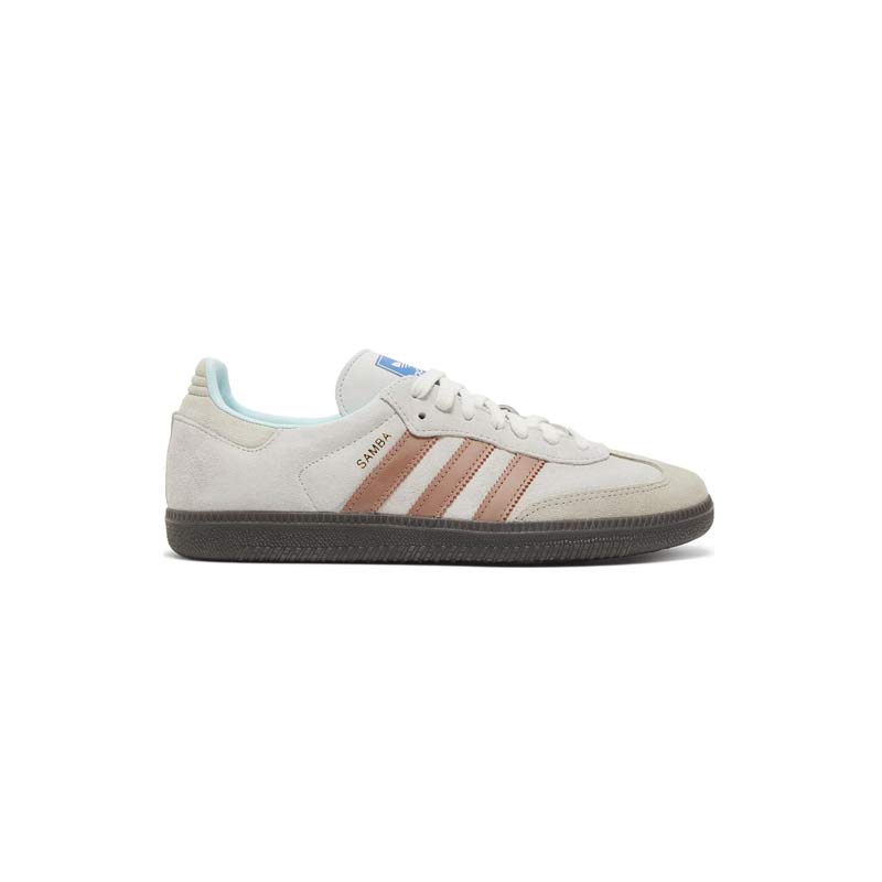 کتونى آدیداس سامبا کرم قهوه ای Adidas Samba OG Clay Strata