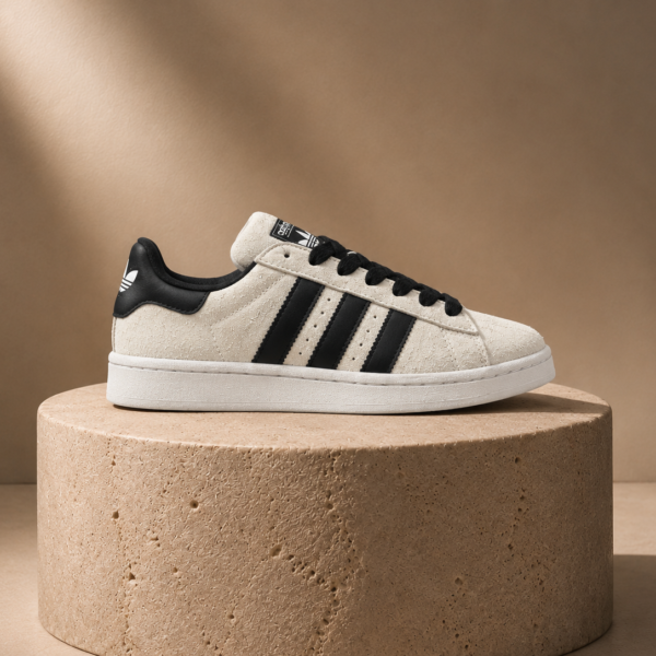 آدیداس کامپوس مشکی کرمی Adidas campus black beige