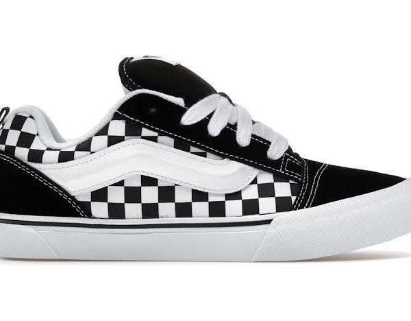 ونس کی ان یو بدون ساق شطرنجی مشکی Vans KNU Checker black