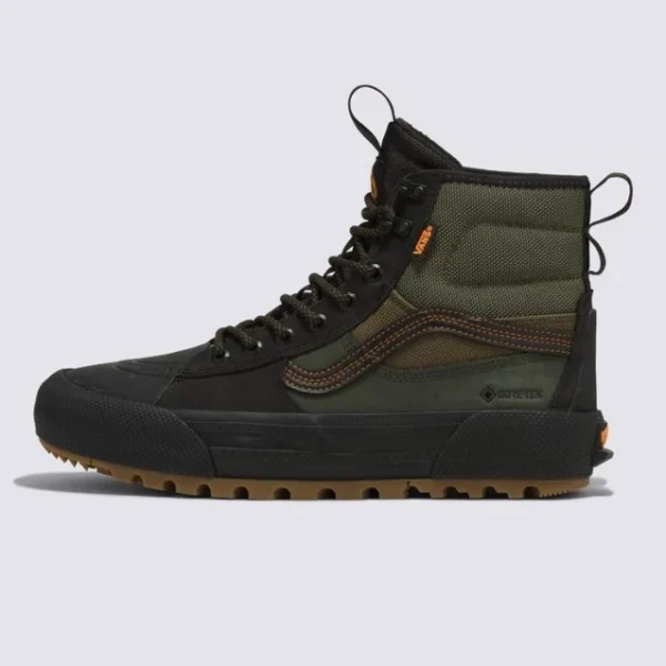 ونس ساقدار گورتکس‌ سبز مشکی Vans SK8-HI GORE-TEX